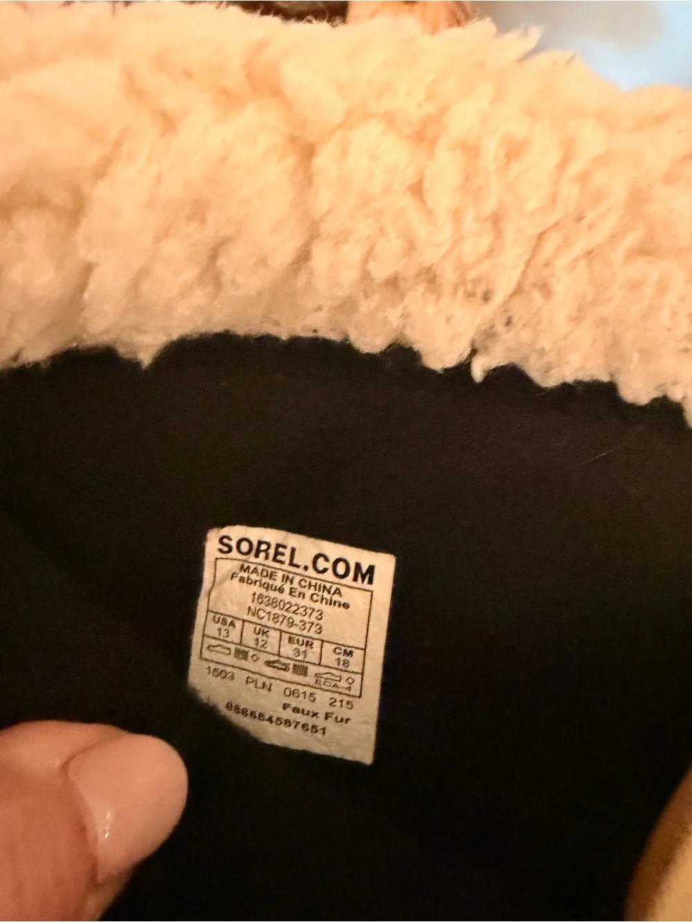 Sorel Yoot Pac Insulated Waterproof Winter Snow Boots Tan and Crimson Kids Sz 13